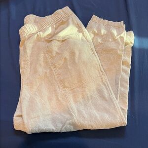 Linen blend Pants